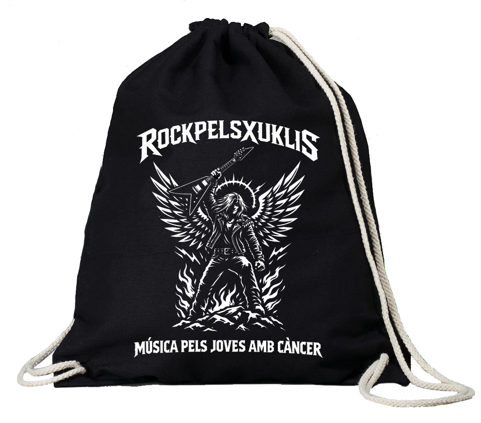 ¡La mochila más rockera y solidaria con la AFANOC del mercado!