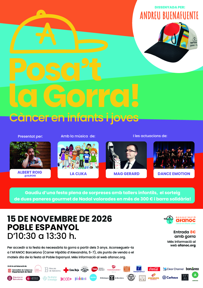 Nou-Cartell-andreu buenafuente- posa't la gorra!- afanoc-poblespanyol-barcelona-afanoc.jpg