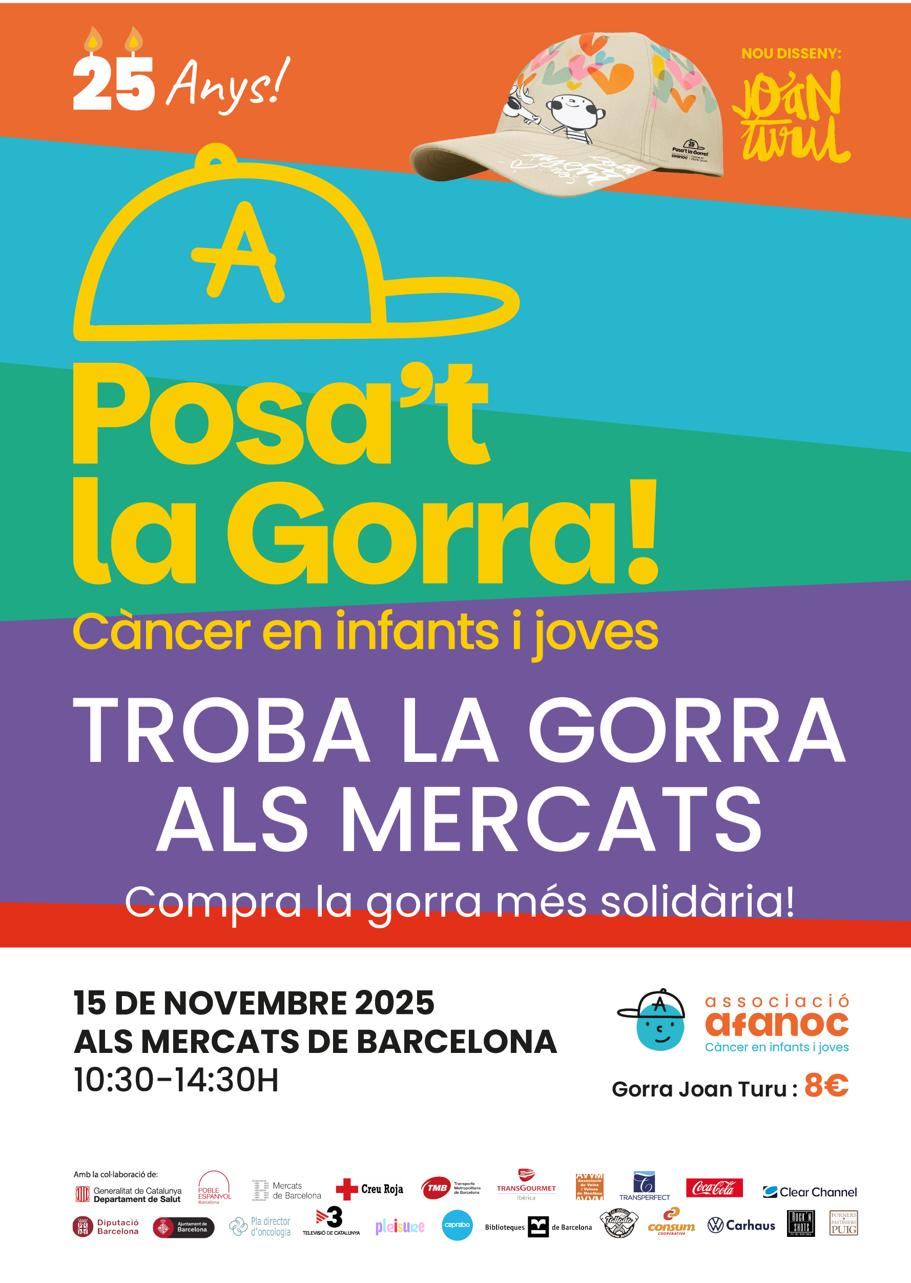 "Posa't la Gorra!" als mercats de Barcelona