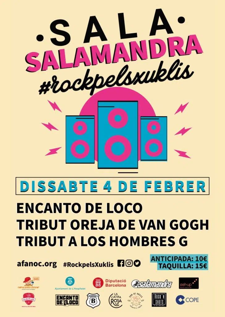 Cartell Sala Salamandra 4 febrer