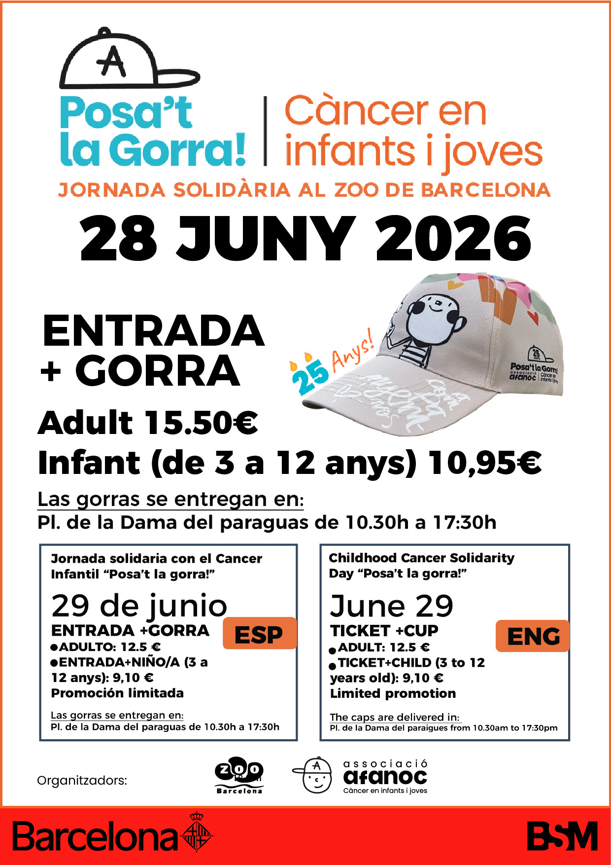 Posa't la Gorra al Zoo de Barcelona!