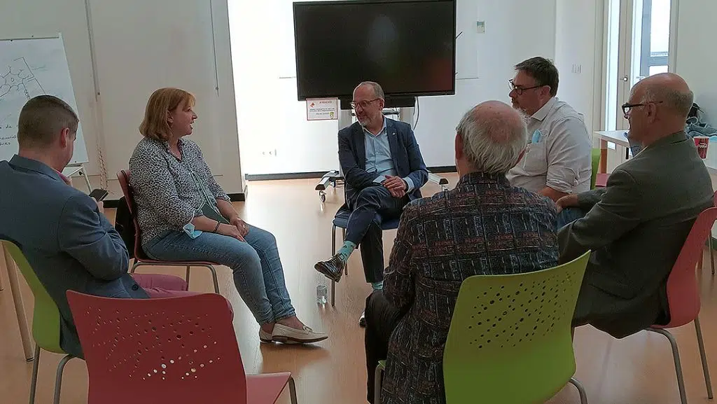 Visita conseller drets socials.