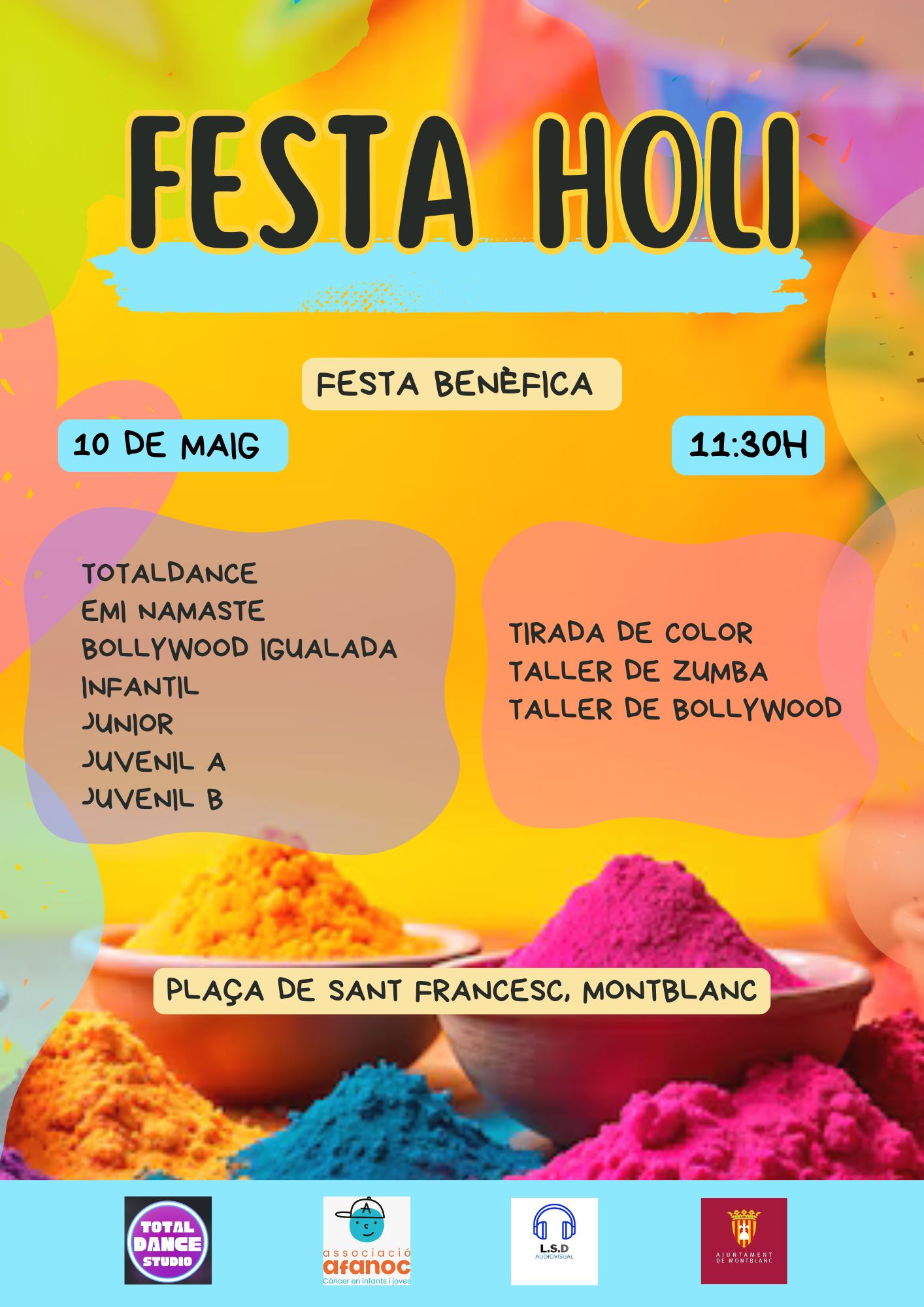 Vine a la Festa Holi!