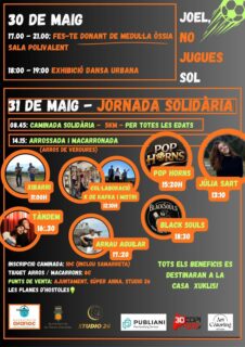 Implica't Joel no jugues sol!