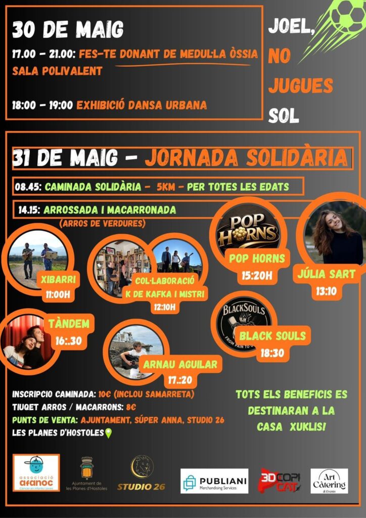 Jornada solidària a Les Planes d’Hostoles