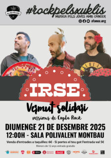 Vine al vermut solidari amb IRSE!