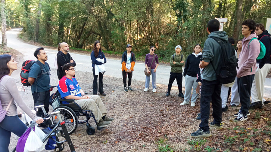 Salida del Grupo de Jóvenes de AFANOC en la Garrotxa